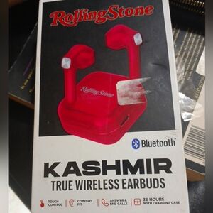 Rolling Stone Red Wireless Earbuds